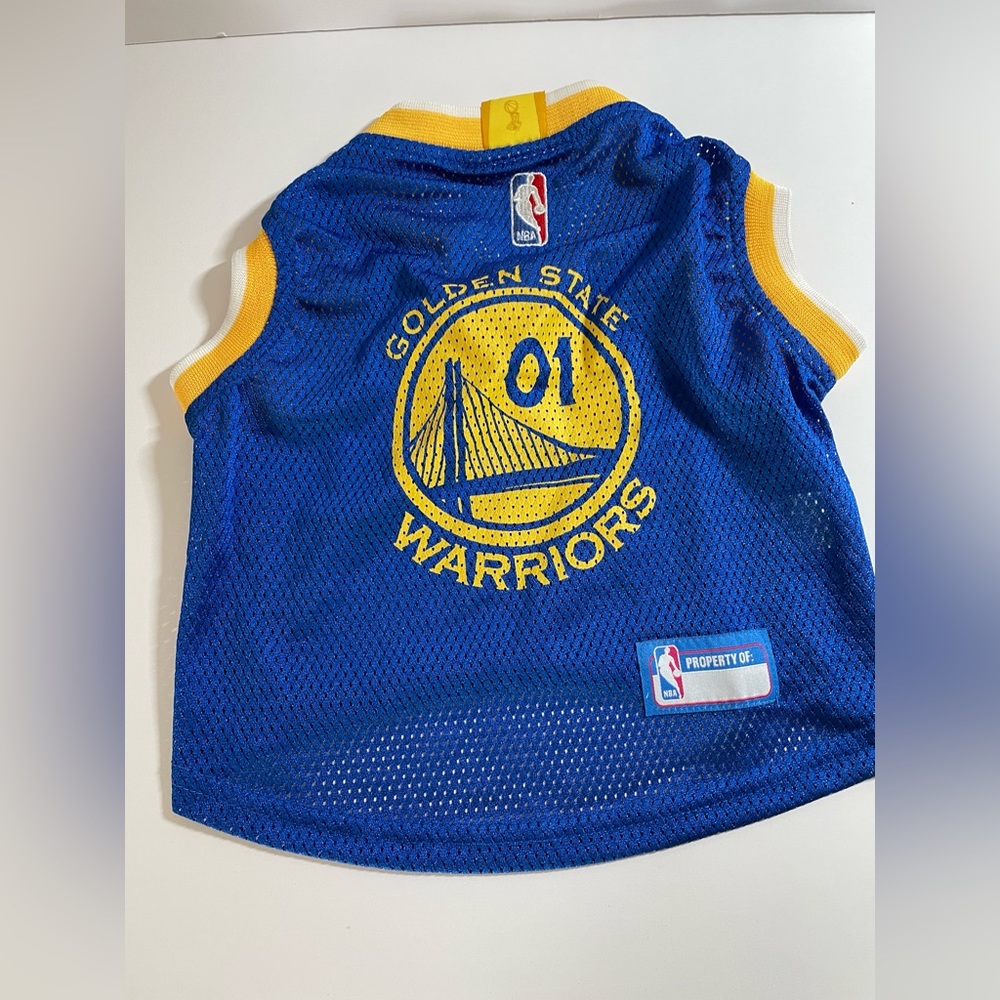 Golden State Warriors Dog Size Medium Basketball Jersey